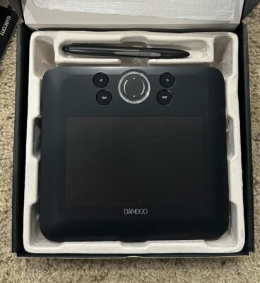 Wacom Bamboo Fun CTE450K USB Drawing Tablet With Pen & Mouse Black