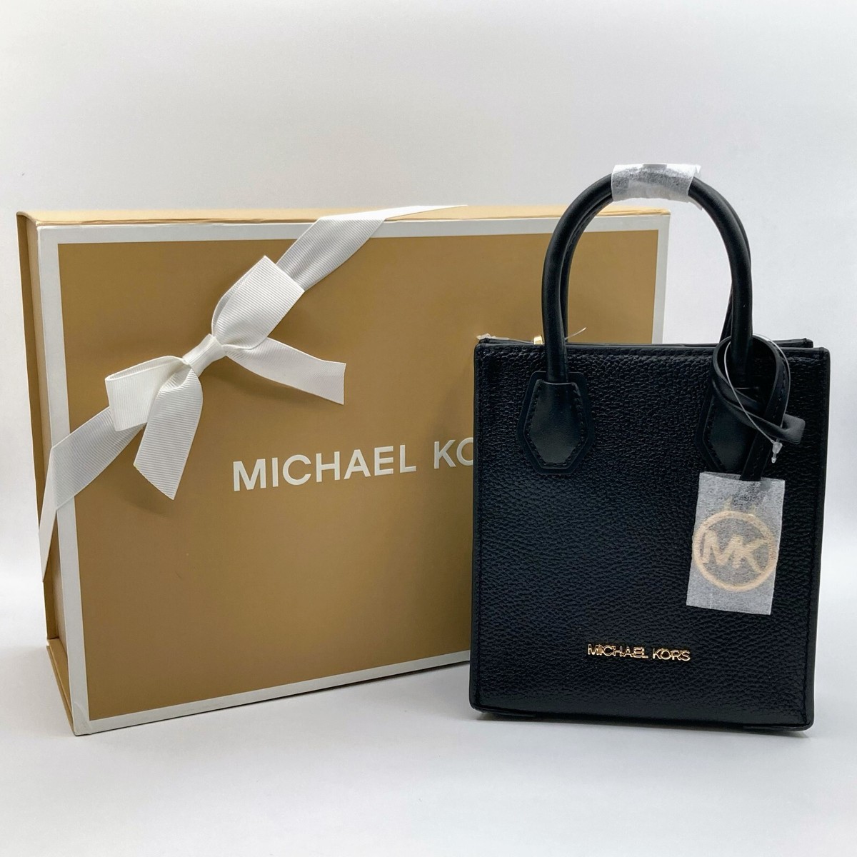Michael Kors Mercer XS NS Shopper Pebbled Leather Crossbody