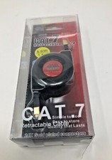 Retractable Cat 7 Flat Ethernet Network Cable 4.9 FT 1.5 M