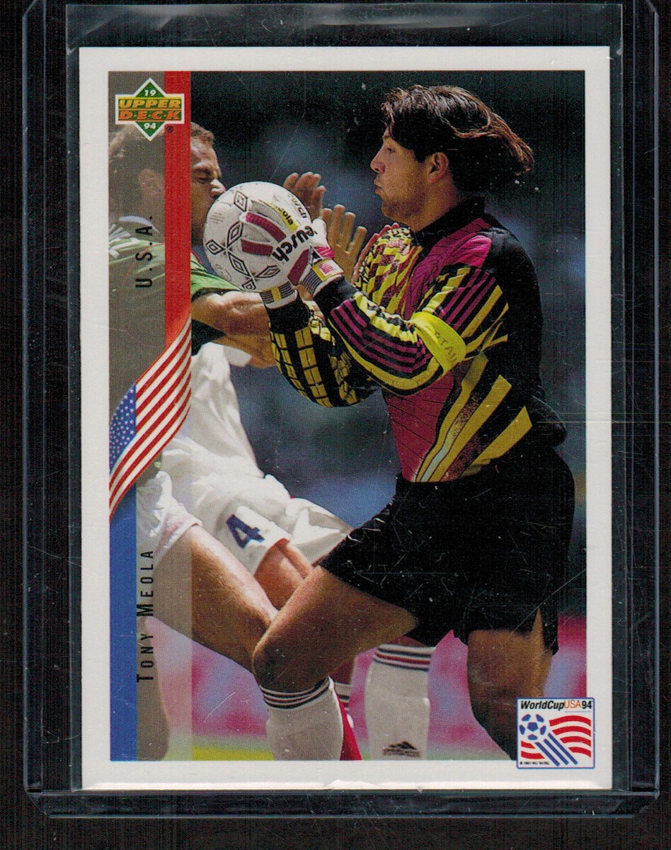 TONY MEOLA (USA) 1994 UPPER DECK WORLD CUP SOCCER CARD #1 | eBay