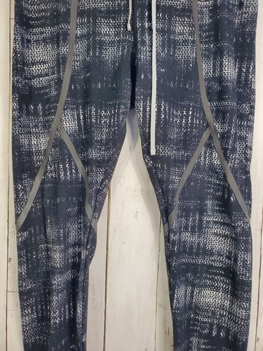 Nike Luxe Leggings Reflective Womens Sz L Large Running Ankle Zip Up 583156-011  - Foto 4 di 15