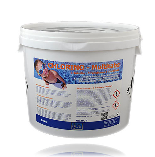 Chlortabletten 5in1 - Chlor Multitabs 200g - 10kg Tabletten Made in Europe