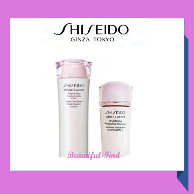 Shiseido White Lucent  Toning Lotion Cool 25ml & Moisturizing Emulsion 15ml Set