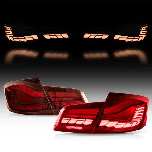 LED Rückleuchten Für BMW 5er F10 F18 2011-2017 Geräuchert Sequential Blinklicht - Picture 5 of 15