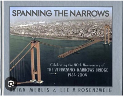 10 COPIES BOOK Verrazano-Narrows Bridge Spanning Narrows Brooklyn Staten Island