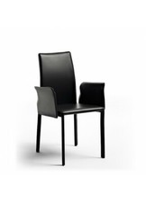 chair Sedia con braccioli schienale alto mod. Agata chaise