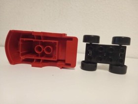 LEGO DUPLO Pixar Cars RED THE FIRETRUCK 6132 Fire Truck 2012 Movie Incomplete