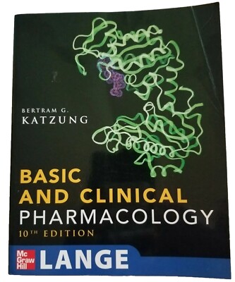 Basic and Clinical Pharmacology by Bertram G. Katzung.  10th Edition.  