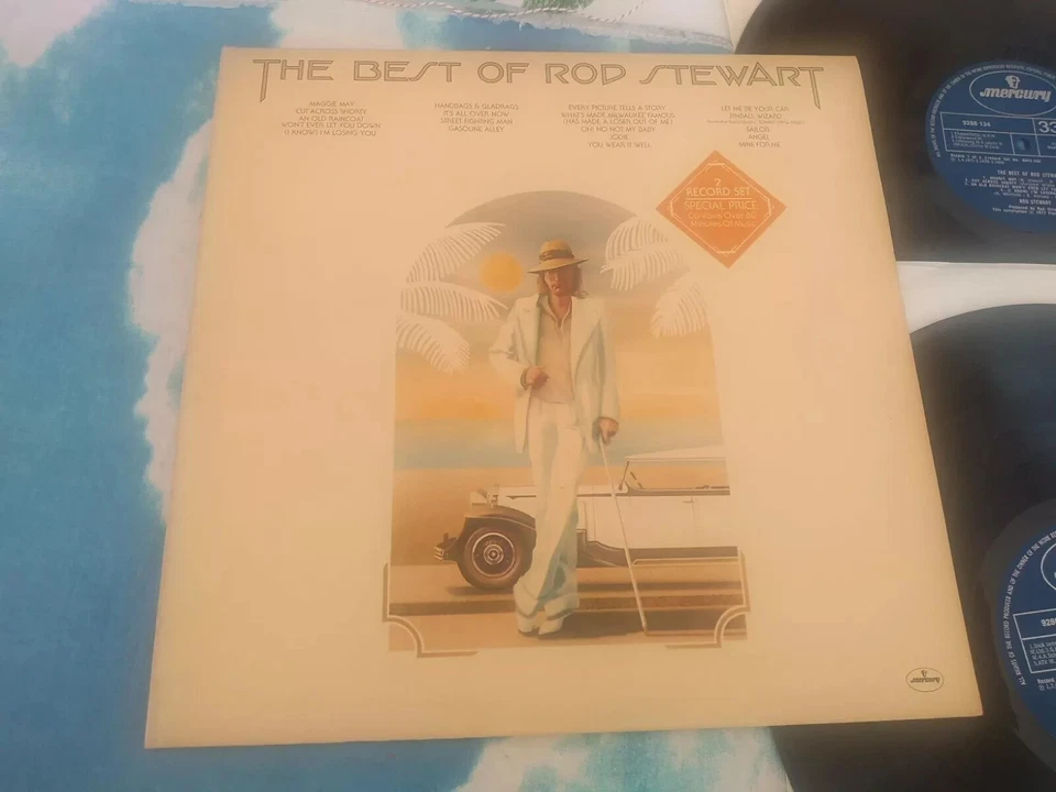 ROD STEWART - THE BEST OF ROD STEWART 1977 UK DBL VINYL LP 9286 135 Near Mint - Image 2 of 4