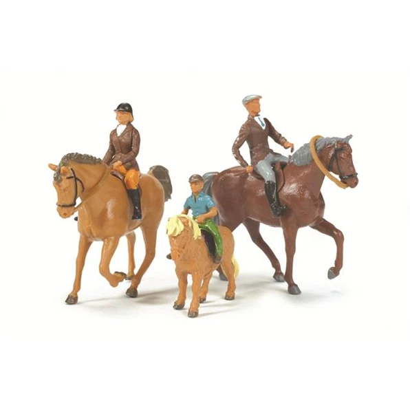 BRITAINS FARM BRITAINS LTD FARM 40956 HORSE & RIDERS FIGURES Sealed