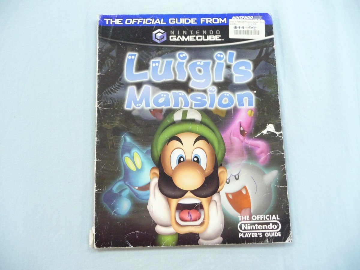 Luigi's Mansion Gamecube Nintendo Official Player's Guide No Poster  Acceptable