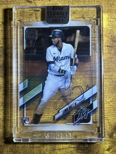 2021 Topps Clearly Authentic LEWAN DIAZ Rookie Auto #CAA-LD Marlins
