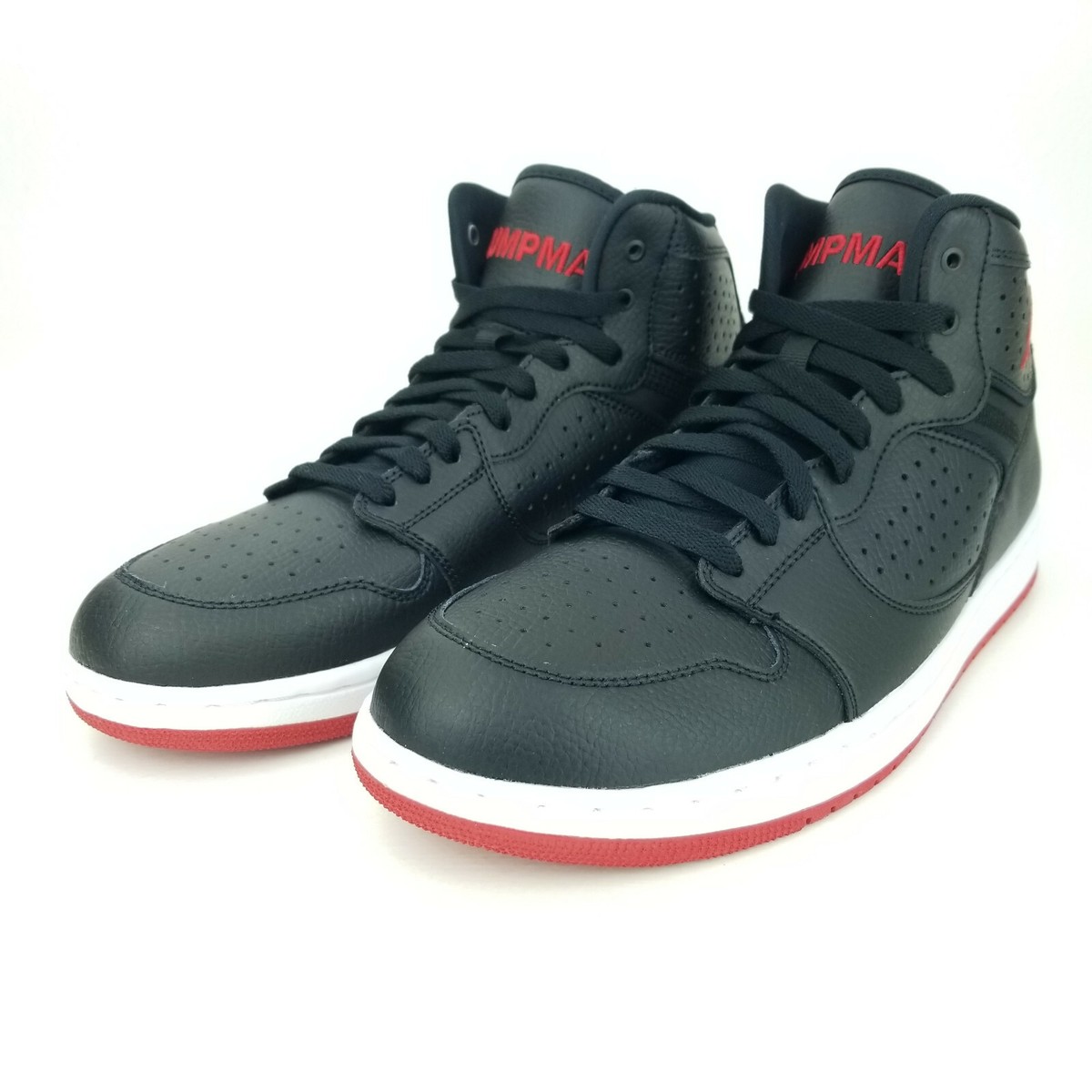 Nike Air Jordan Access Retro Trainers Mens Shoes Black Red 