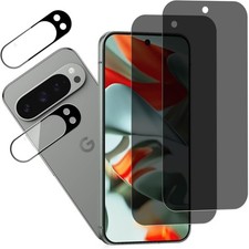 Google Pixel 9 Pro XL Privacy Tempered Glass Screen Protector 2 Pack