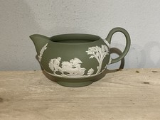 Wedgwood Green Jasperware Cream Jug