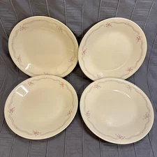 Corelle English Breakfast Beige 6.75" Bread Dessert Plates Set Of 4