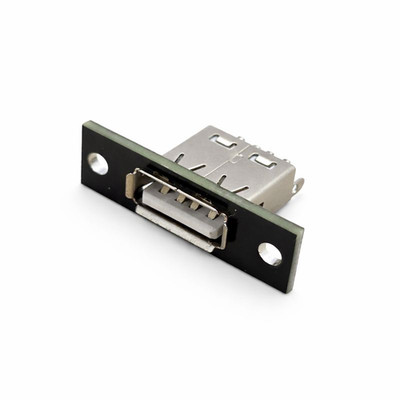 USB-A Buchse weiblich Panel Einbau Frontplatten Adapter USB 2.0 DIY Elektronik
