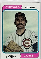 1974  topps #62 Bob Locker CUBS