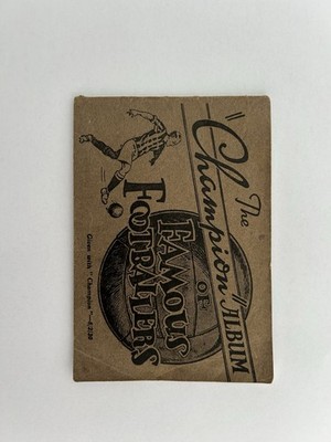 Vintage 1930 s The Champions Album of Famous Footballers