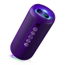 Portable Bluetooth Speaker: IPX7 Waterproof, 24W Loud Sound, Deep Bass, Bluet...