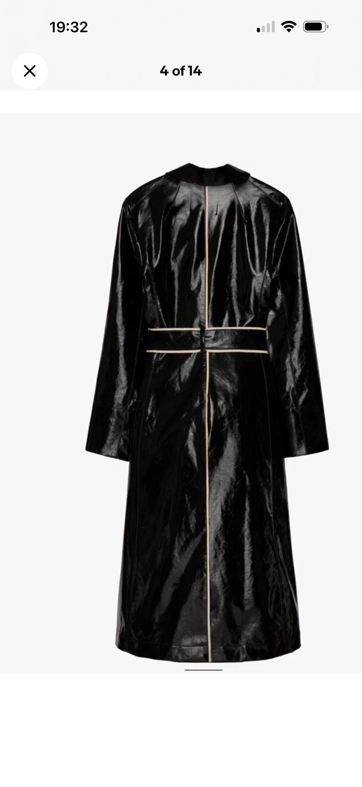 ZARA COAT WITH CONTRAST FLAPS - LIMITED EDITION Trinny BNWT💕size S new £289 thumbnail 2