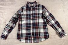 Weatherproof Vintage Mens Long Sleeve Buton Up Shirt Red Plaid Multi Size M