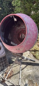 Stark USA Portable 5.0 Cu Ft Electric Cement Mixer Stucco Mortar Concrete 1/2HP