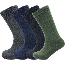Mens Genuine MERINO Wool Work Boot Thick Hiking Winter Thermal Army Socks 1 Pair
