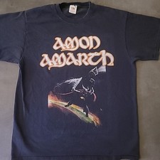 Vintage Amon Amarth 2013 Europe Tour T shirt size L