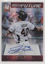 2012 Elite Extra Edition Back to the Future Signatures /499 Justin Bour Auto 4y7