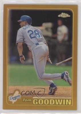 2001 Topps Chrome Retrofractor Tom Goodwin #406 6m1