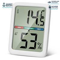 Digitales Thermometer Hygrometer Innen LCD Bildschirm FüR Raumklima