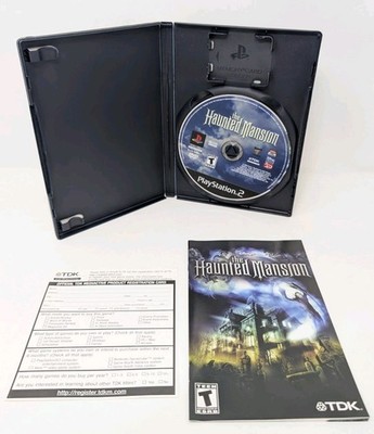 Disney The Haunted Mansion PlayStation 2 PS2 CIB with Manual Movie Ticket Good+