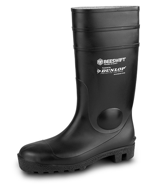 Dunlop Beeswift Aston Full Safety Wellingtons Black Size 10.5