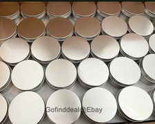 24 Set 2oz Aluminum Round Screw top Metal Tins,Can,Jar Container N Lid.
