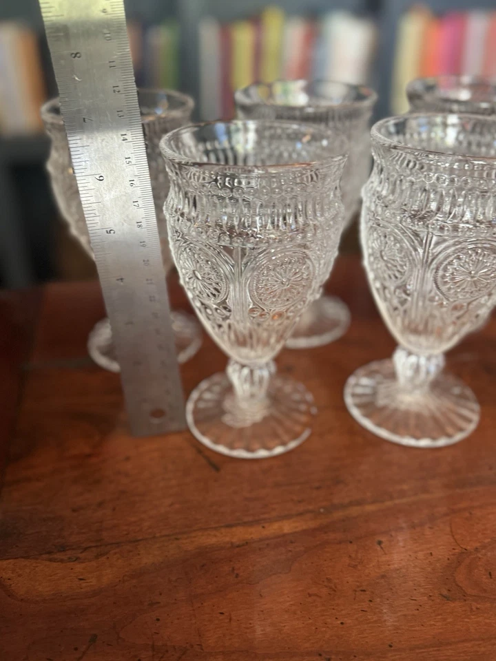 The Pioneer Woman Adeline 12-Ounce Footed Glass Goblets, Set of 6, Clear - Image 2 of 4