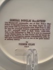Vintage US Army General Douglas MacArthur Commemorative Plate — photo 8