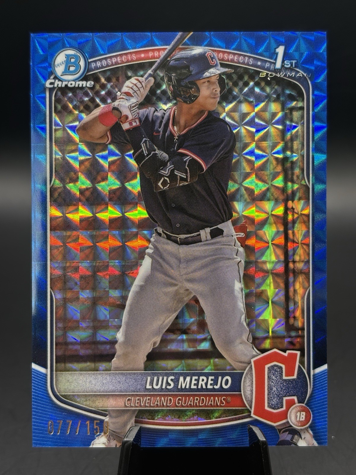 2025 Bowman Chrome #BCP-140 Luis Merejo Blue Geometric Refractor /150