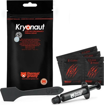 Thermal Grizzly Kryonaut Thermal Paste - 1g with 12 Wipes
