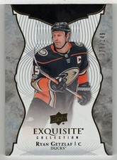 Ryan Getzlaf 78/149 - Ducks - Exquisite (Hockey Card) 2017-18 Upper Deck Ice # 8