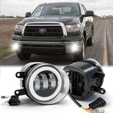 Led Bumper Fog Lights Lamps Pair Rightleft For Toyota Tundra 2014-2021 Led Bumper Fog Lights Lamps Pair Rightleft For Toyota Tundra 2014-2021