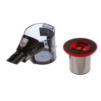 Bosch StaubbehäLter Mit Filter 12040144 FüR Akkusauger Unlimited 7