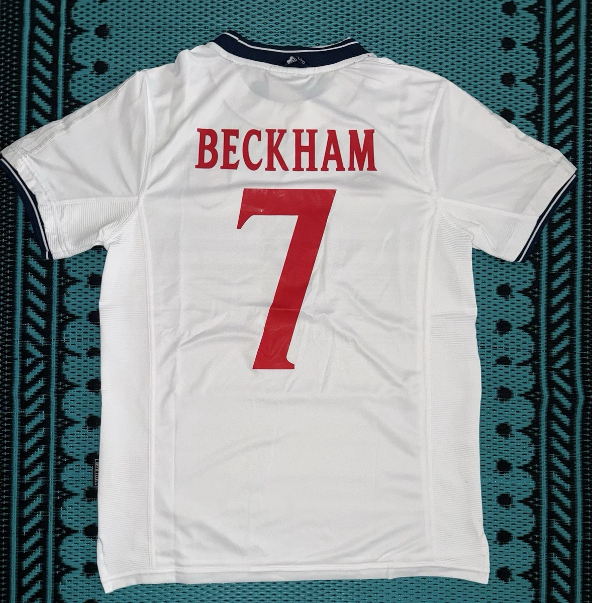 David Beckham White National Team Soccer Fan Apparel & Souvenirs