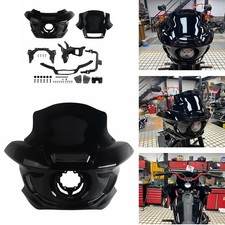 For Harley Street Bob FXBB FXBBS Low Rider FXLR ABS Headlight Fairing Windshield