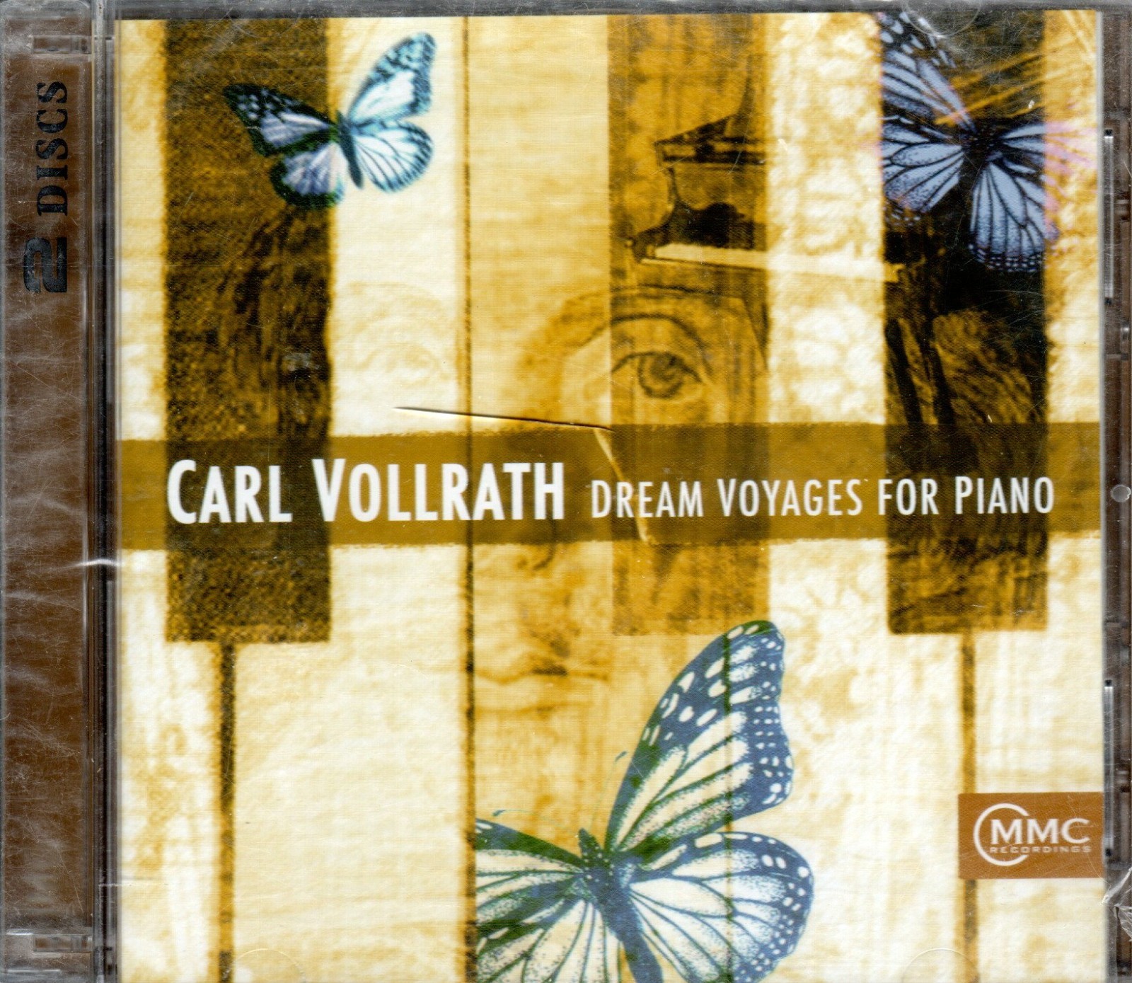CARL VOLLRATH - DREAM VOYAGES FOR PIANO - 2CD SET - MMC RECORDINGS -VERY SCARCE!