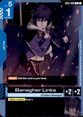 Gundam Newtype Rising GD088 Banagher Links - Uncommon