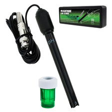 0-14 Ph Electrode Probe BNC Connector, 300Cm Cable for PH Meter Monitor Controll