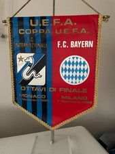 INTER FC  GAGLIARDETTO  CELEBRATIVO OTTAVI DI FINALE COPPA UEFA 1988/1989