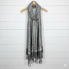 100 Pashmina Cashmere Scarf Shawl Paisley Tassel Lightweight Soft Elegant