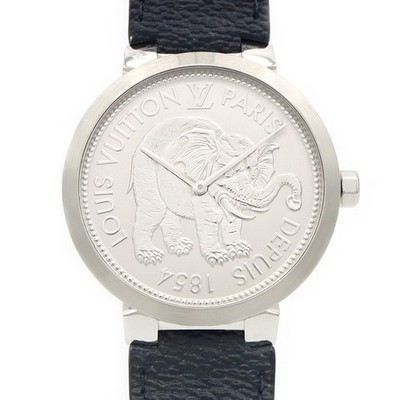 LOUIS VUITTON Tambour Slim Savannah Chapman Brothers 50m SS Q2D070 TO268724